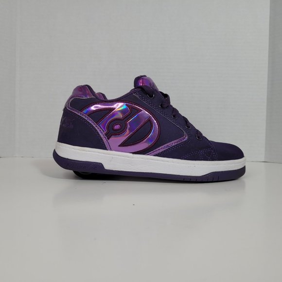 Heelys Propel 2.0 Purple Lace-Up Wheeled Rolling Skate Shoes Youth 4 - Picture 9 of 10
